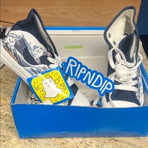 Ripndip Sneakers - Great Wave design
